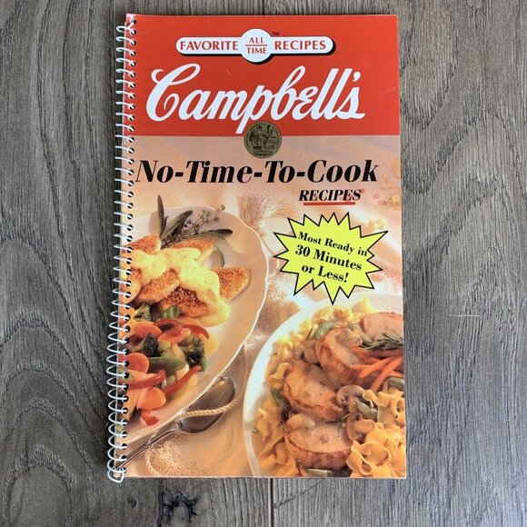 Campbell’s FAVORITE ALL TIME RECIPES  Lot of 3 Spiral Bound Pictured - 1992 - Picture 10 of 13
